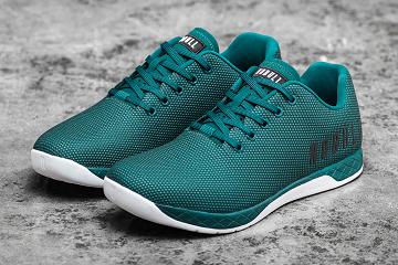 Deep / Turquoise Nobull Deep Teal Men's Trainers | CA P1392J